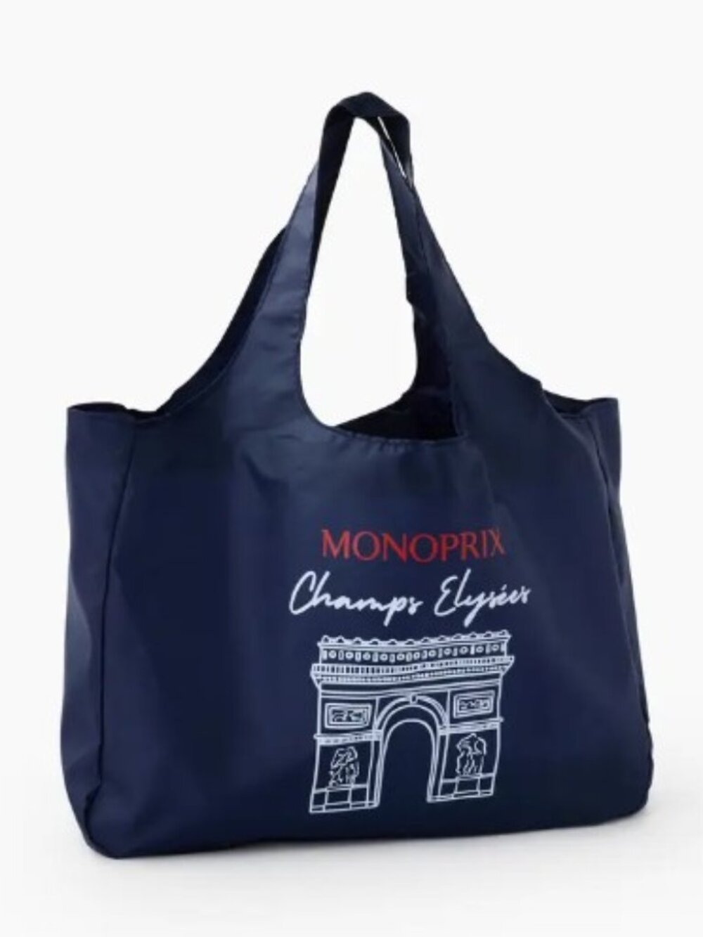 Monoprix Foldable Champs- Elysees  shopping bag, recycled polyester 40x11x30cm